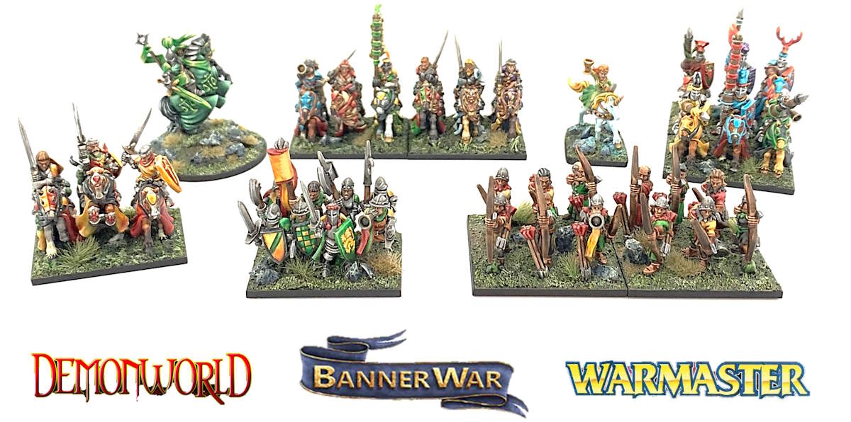 Figurines type Warmaster, BDA ou MiniHammer 